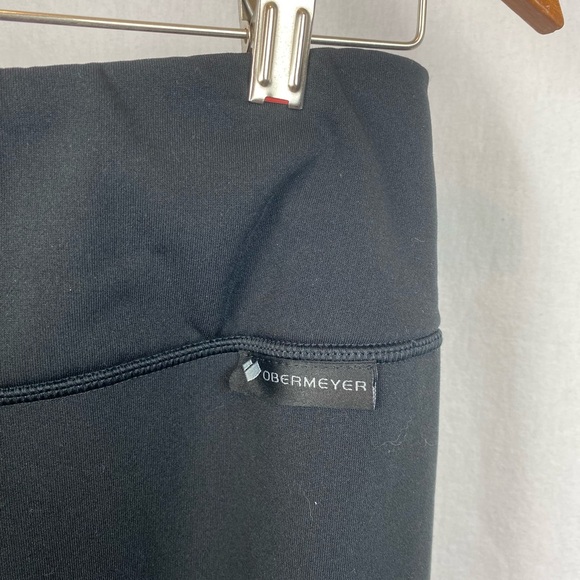 Obermeyer Black Fleece Lined Full Length Pants M - Picture 4 of 6